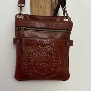 Patricia Nash Brown Crossbody Bag
